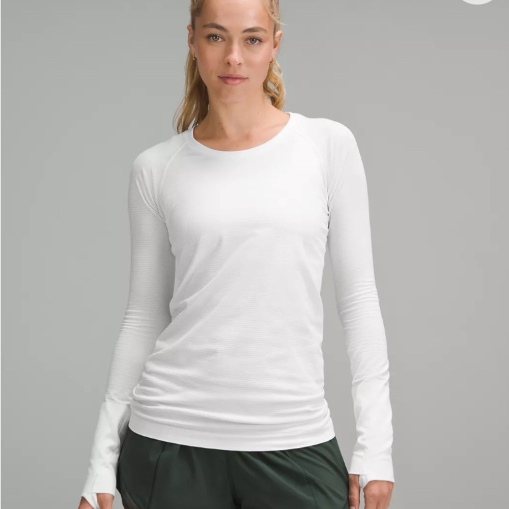 Lululemon White Hip Length Swiftly
